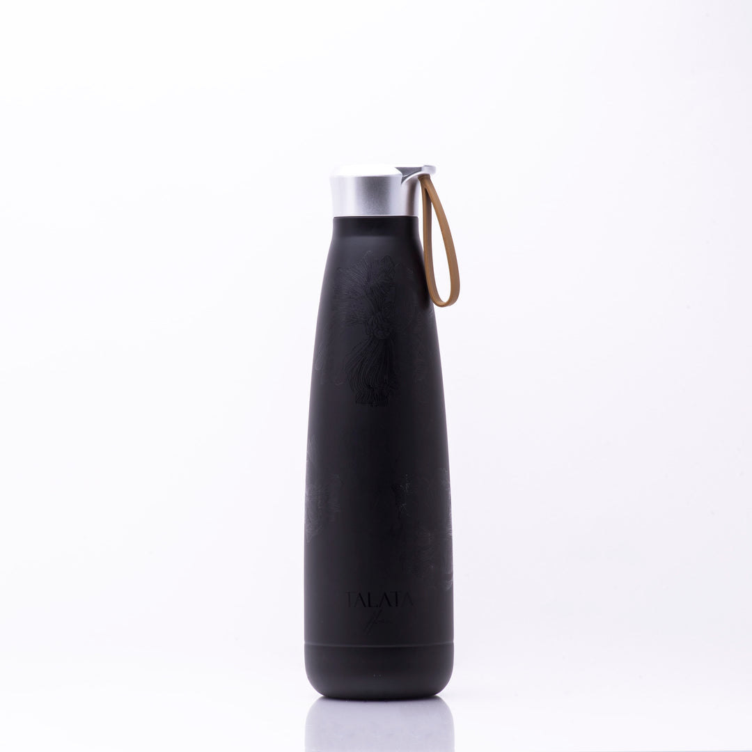 Bloom Water Bottle - BLACK