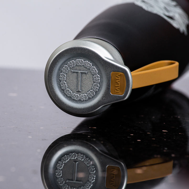 Bloom Water Bottle - BLACK FLORAL