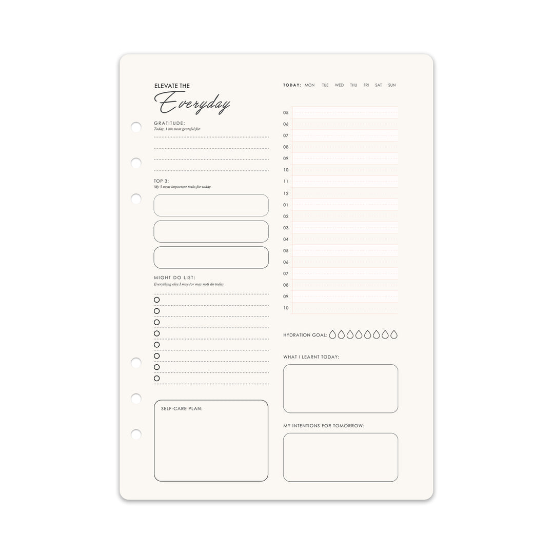 Elevate Daily Planner - TAN