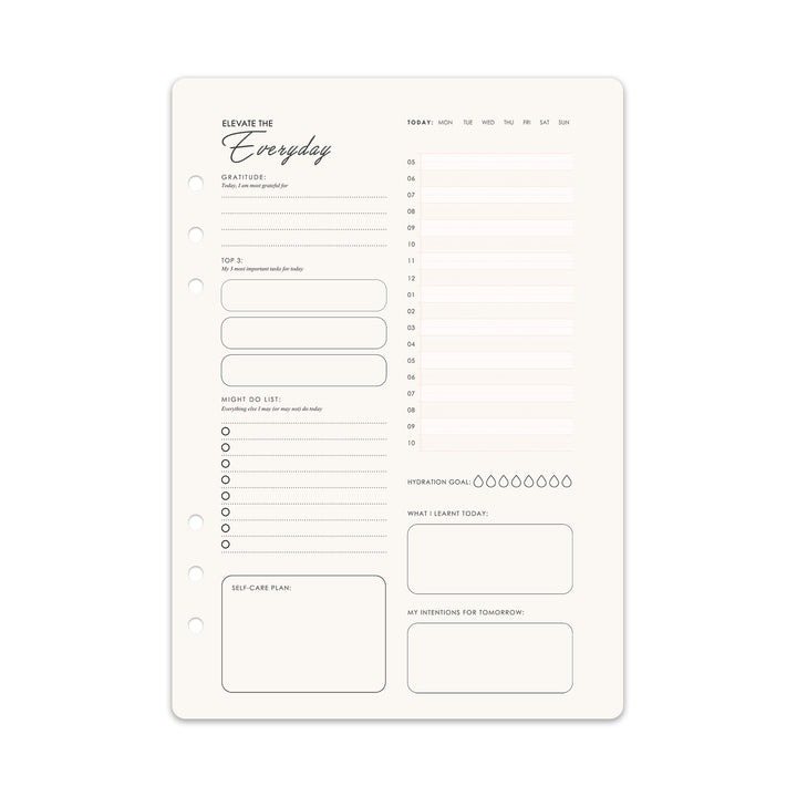 Elevate Daily Planner - TAN