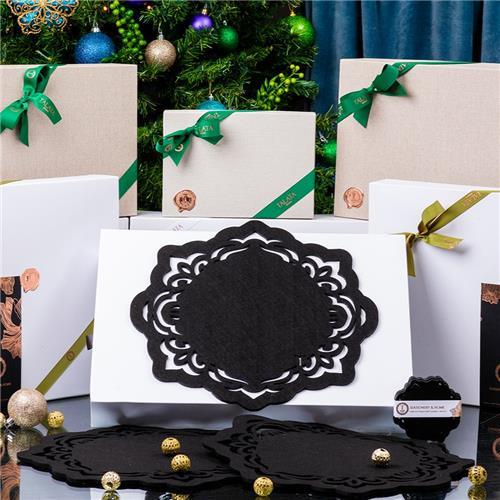 GIFT SET - 17 - LASER-CUT PLACEMAT - Round I - GIFT BOX