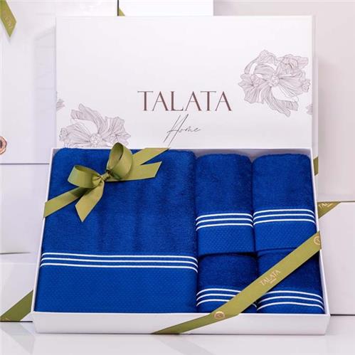GIFT SET 18 - 5 PC SET BATH TOWELS - BLUE